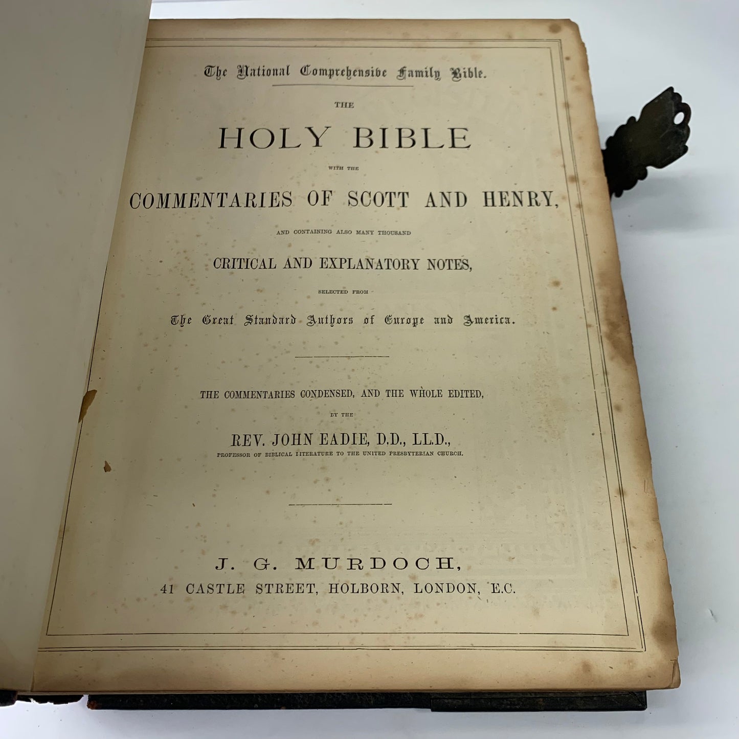 The Holy Bible - Various - Illustrated - c. 1880’s