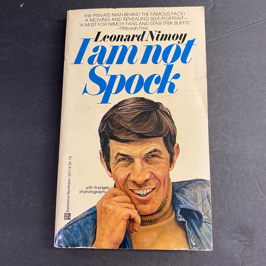 I am not Spock - Leonard Nimoy - 1st Thus - Scarce - 1977