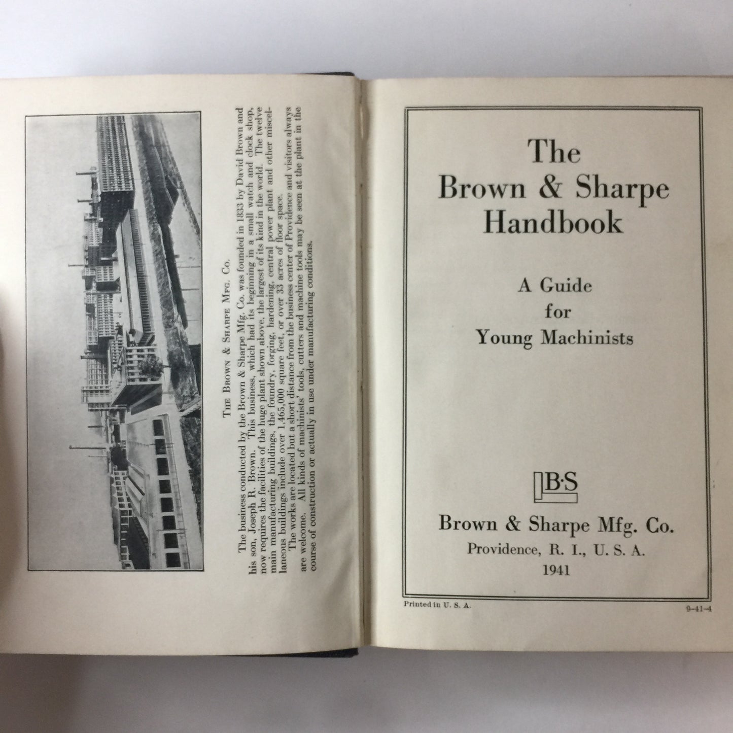 The Brown and Sharpe Handbook - Various - 1941