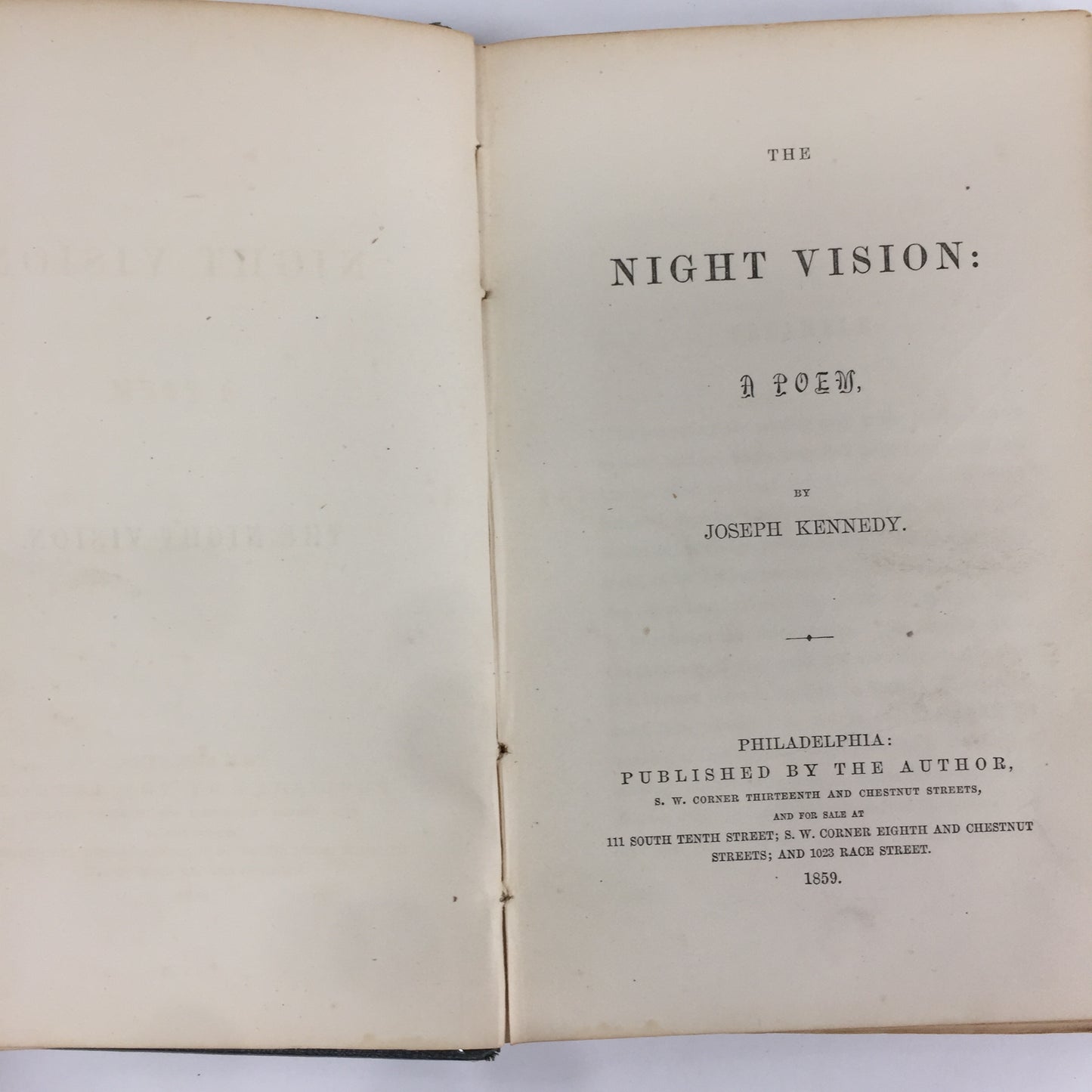 The Night Vision - Joseph Kennedy - 1859