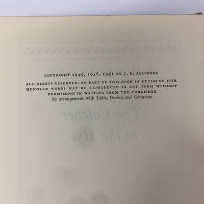 The Catcher in the Rye - J. D. Salinger - 1951