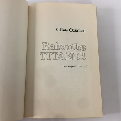 Raise the Titanic! - Clive Cussler - 1st Edition - 1976