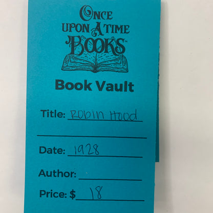 Robin Hood - Author Unknown - 1928