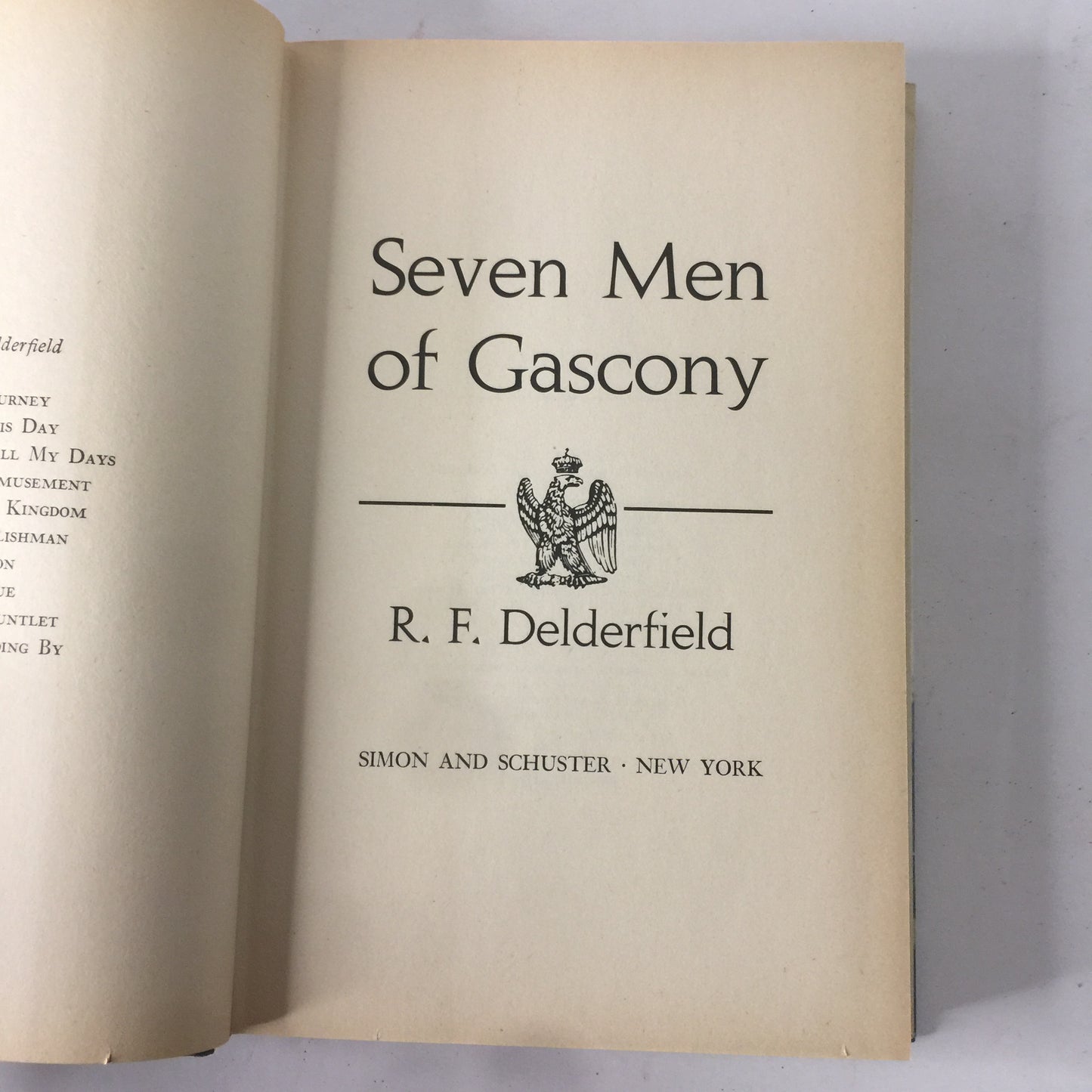 Seven Men of Gascony - R. F. Delderfield - 1st Edition  - 1975